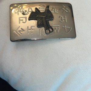 Chambers belt co. Buckle WITH SADDLE